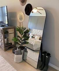 Modern Full Length Arched Wall Mirror