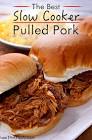 bbq pulled pork sandwiches   sloooow cooked in your crock pot