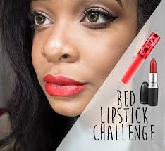 red lipstick challenge brittny
