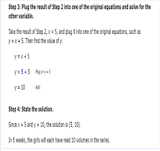 Equations Using Substitution Word Problems