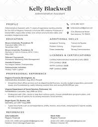 professional resume templates free