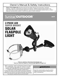 luminar outdoor 64279 solar led