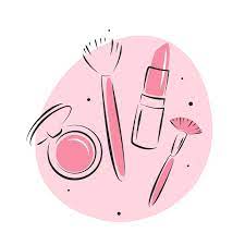 beauty salon logo makeup tools