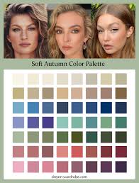 soft autumn color palette and wardrobe