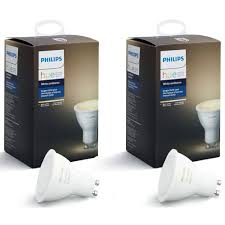 Details About 2x Philips Hue Wireless White Ambiance Gu10 Spot Light 5w Dimmable Led Smartbulb
