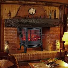 Electric Fireplace Fire Wood Flame