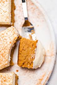 Diabetic exchange = 1/2 carbohydrate, 1 fat. The Best Keto Pumpkin Bars With Cream Cheese Frosting Low Carb Spark