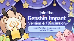 genshin impact version 4 1 topic
