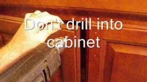 a template for cabinet hardware