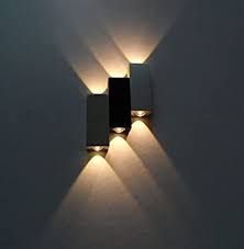 Luminturs Tm 6w Led Up Down Wall Sconce Indoor Light Energy Saving Fixture Lamp Amazon Com