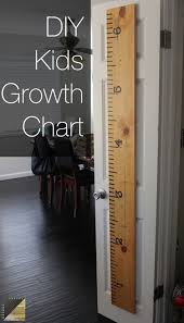 Diy Kids Growth Chart Inspired By Pottery Barn In 2019
