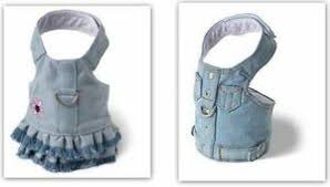 Details About Denim Dog Harness By Doggles Blue Jean Style Size Choice Style Choice