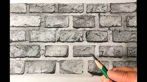 Drawing A Realistic Brick Wall Texture