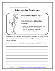 Sentence structure imperative and exclamatory sentences. Interrogative And Declarative Sentence Worksheets