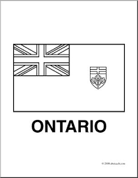 The flag of ontario is the provincial flag of ontario, canada. Clip Art Flags Ontario Coloring Page I Abcteach Com Abcteach
