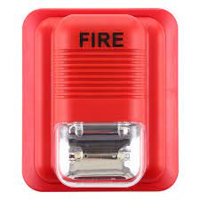 Sound Light Fire Alarm Warning Strobe