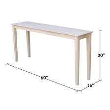 Jaier Solid Wood Console Table