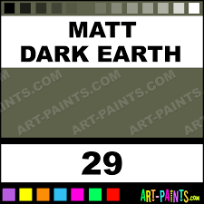 Matt Dark Earth Modelling Enamel Paints 29 Matt Dark