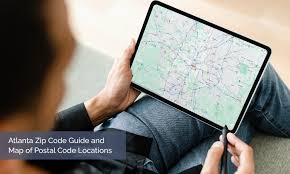 atlanta zip code guide and map of