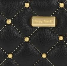 suzy smith jewell leather quilted stud