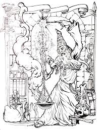 40+ wizard coloring pages for printing and coloring. Wizard Coloring Page