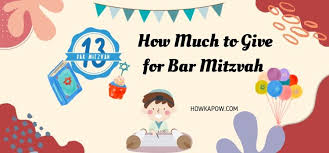 how much to give for bar mitzvah 2022