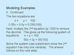 Linear Systems Systems Of Linear Equations