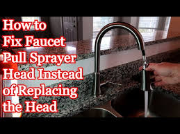 faucet pull sprayer not working you