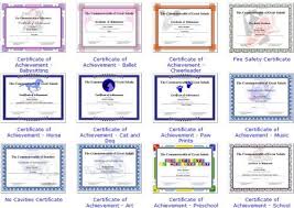 Free Awards Certificates For Elementary Students Award