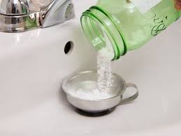to clean a clogged drain with baking soda