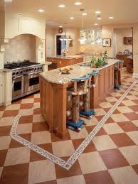 versus steep kitchen flooring