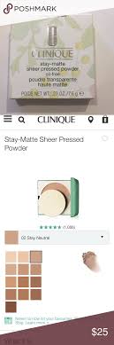 Clinique Stay Matte Powder New Clinique Stay Matte Sheer