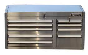 9 drawer stainless steel tool chest