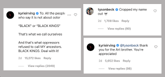 We want to set a standard and a precedent that this is excellence. Kyrie Irving Says Black Kings Built The League Kobe Needs To Be The New Nba Logo