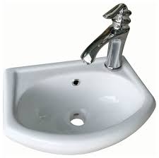 White Small Bathroom Wall Mount Sink