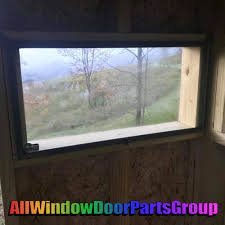 Horizontal Deer Blind Slider Windows