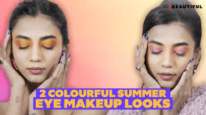2 must try colourful eye makeup looks