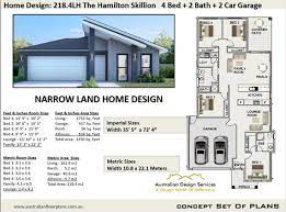 Skillion Roof 4 Bedroom House Plans