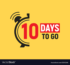 days to go last countdown icon ten days ...