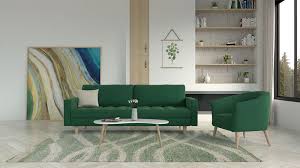 What Color Rug Goes With Green Couch
