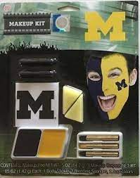 ncaa game makeup kit michigan