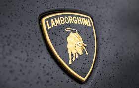 Wallpaper drops, Lamborghini, logo ...