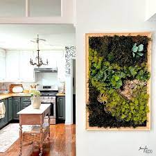 Abstract Moss Wall Art Canvas