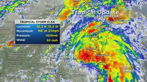 Tracking Elsa: Tropical Storm Warning ...