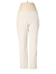 Details About Eileen Fisher Women Ivory Casual Pants Sm Petite
