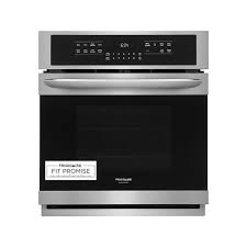 single electric wall oven with