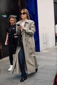 Grey Trench Coats Are Autumn S Newest