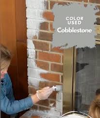 Painting A Fireplace Painting Brick