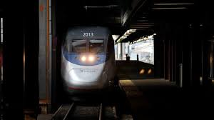 a boston to dc amtrak acela train with