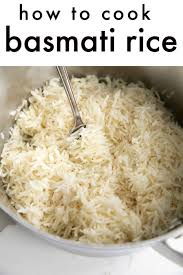 how to cook basmati rice perfectly